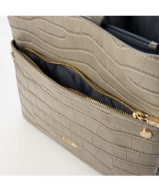 LA BAGAGERIE クロコエンボス2WAYバッグ