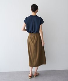 YECCA VECCA 2wayストライプリボンブラウス