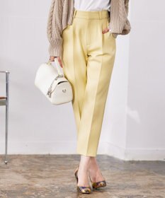 Tiaclasse 【洗える】センタープレス テーパードパンツ