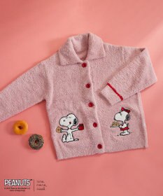 une nana cool 【スヌーピー】PEANUTS × une nana cool カーディガン SNOOPY