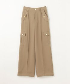 GRACE CONTINENTAL バックサテンカーゴパンツ