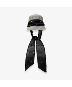 林八百吉商店 un chapeau  スカーフ付ペーパーハット