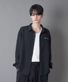 WEGO ワンポイントルーズシャツ（LS）