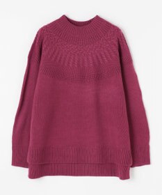 ANY 【洗える】ソフトタッチ求心ニット