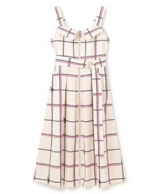 GRACE CONTINENTAL ロープチェックワンピース