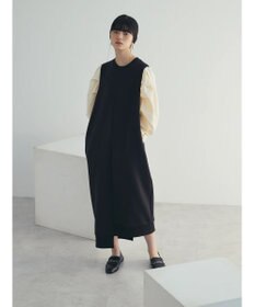 Green Parks armonia. リブ使いコクーンポンチワンピース