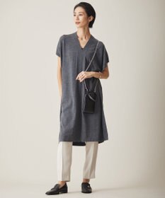 ICB L 【洗える】コンパクトウール ニットチュニック