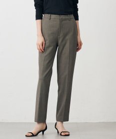 J.PRESS LADIES L 【洗える】T/Rアルガンシルク テーパード パンツ