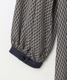 自由区 L 【洗える】ジオメトリックハートプリント ワンピース