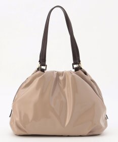 LA BAGAGERIE ソフトエナメル2WAYハンドバッグ Mサイズ