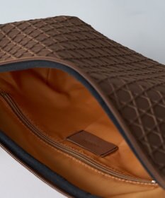 MIYABIYA LAQUOH【撥水加工】篭目柄エンボスボンディングショルダー