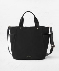 TOCCA 【撥水・A4サイズ対応】ALINE NYLONTOTE M  ナイロントートバッグ ブラック系