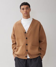 UNFILO MENS 【男女兼用/新色追加】スウェットライク ニットカーディガン [24年秋冬商品]
