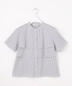 J.PRESS LADIES 【一枚で着映え】サッカージャージー バンドカラー カットソー