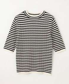 ANY リブボーダーニット