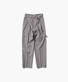 ATON KYOTO TSURIZOME LINEN | タックテーパードパンツ