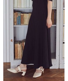 earth music&ecology ジャガードフレアスカート