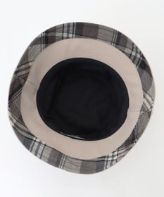 J.PRESS LADIES 【洗える・UV・畳める】Check バケット ハット