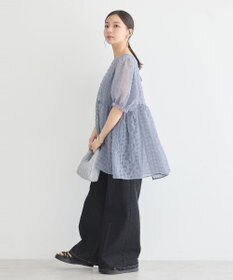 earth music&ecology シアーパフチュニック