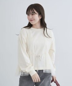 Green Parks ＳＥＴ２点　チュールベスト＋ロンＴＥＥ