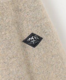 JOSEPH ABBOUD MOUNTAIN 【イタリア糸使用/軽量】パネルボーダー ニットパーカー