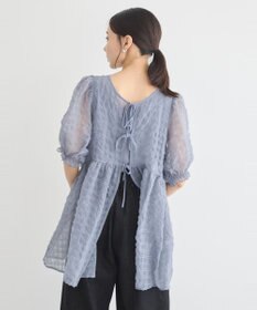 earth music&ecology シアーパフチュニック