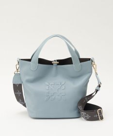 russet エンボスモノグラム2WAYミニトートバッグ(CE-1672-WEB)