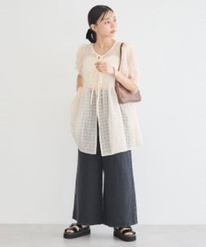 earth music&ecology シアーパフチュニック