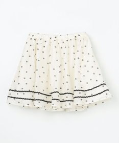 ANY KIDS ネコ×ドット スカート