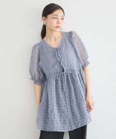 earth music&ecology シアーパフチュニック