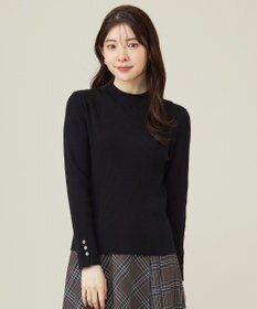 ANY SIS 【洗える】リブインナー ニット