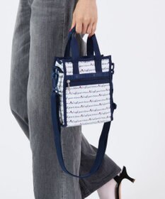 LeSportsac MINI N/S TOTE/マリンロゴボーダー
