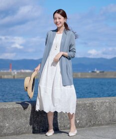 Tiaclasse L 【新色追加・UVケア・接触冷感】ロングトッパーカーディガン