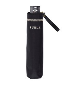 MOONBAT FURLA(フルラ) 晴雨兼用日傘 折りたたみ傘 ジッパー刺繍 1級遮光 遮熱 UV