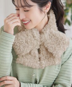 Tiaclasse リボン型ファーティペット