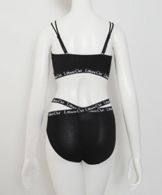 WEGO 【ブラトップ＆ショーツセット】Liliane　Ciel　ロゴテープ