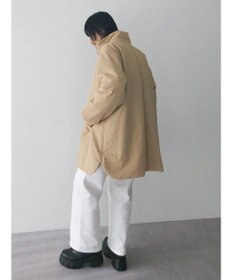 Green Parks 中わたスタンドカラーミドル丈ブルゾン