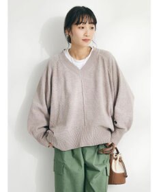 CRAFT STANDARD BOUTIQUE 洗えるコードモールＶネックプルオーバー