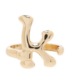 AMERICAN HOLIC イニシャルリングＧＬＤ