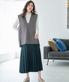 ANY 【洗濯機可】ソフトタッチリブタートルネック