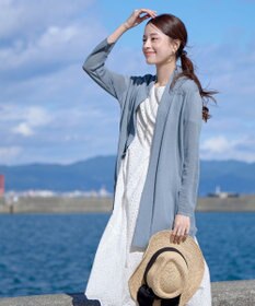 Tiaclasse L 【新色追加・UVケア・接触冷感】ロングトッパーカーディガン