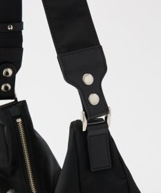 russet ステンシル風プリント ナイロン2WAYミニショルダーバッグ(SF-270)