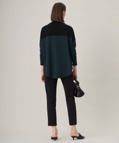 ICB 【洗える】 ヴィスコースワイド タートルネックプルオーバー