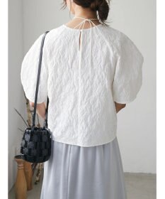 Green Parks AnriettMusee ショート丈ジャガードトップス