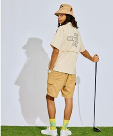 PW CIRCULUS 【GOLF OUT掲載アイテム】【MEN】ワッフルカーゴショーツ ゴルフ