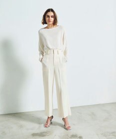 GRACE CONTINENTAL サテンベイカーパンツ