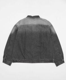 WEGO 【ユニセックス着用ITEM/MLサイズ展開】ヴィンテージライクBIGデニムジャケット