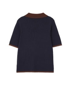 Green Parks 配色ニットポロ