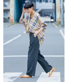 AMERICAN HOLIC リネンブレンドワイドイージーパンツ