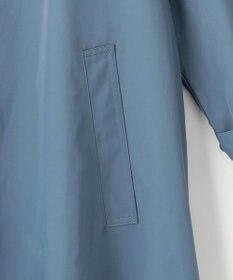 自由区 S コットンナイロンバルカラー コート